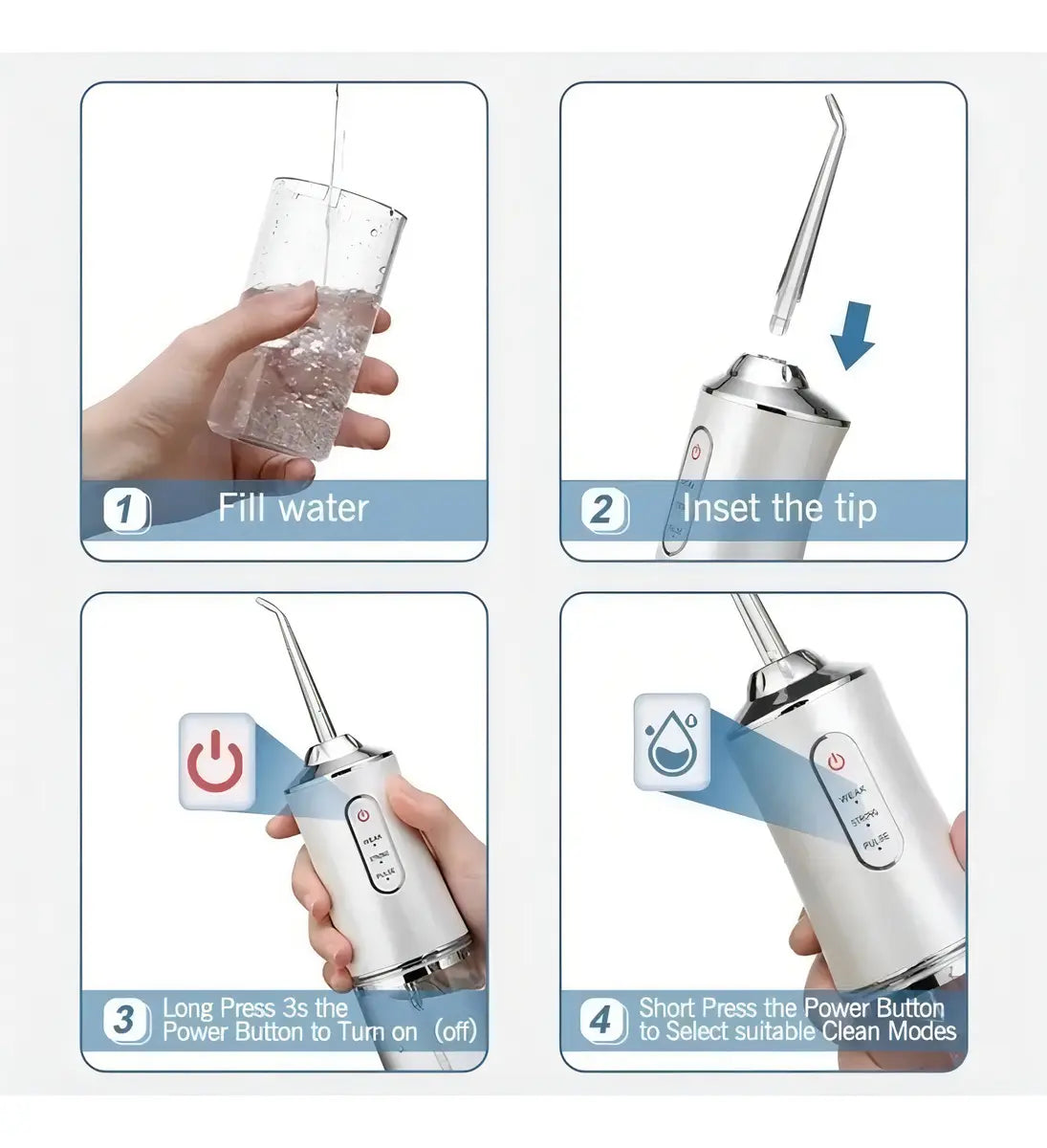 Irrigador Bucal portatil