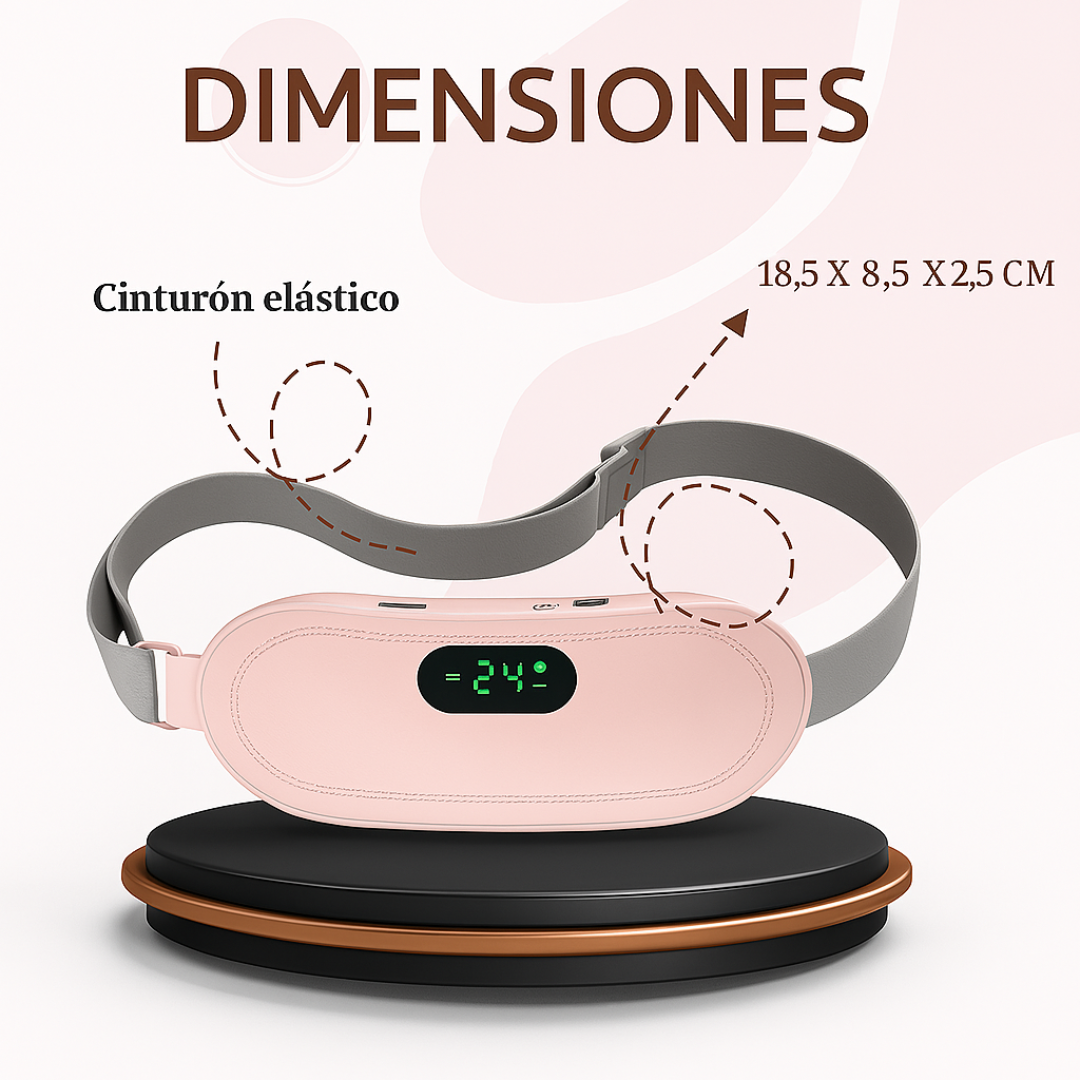 Cinturón Térmico Masajeador Menstrual
