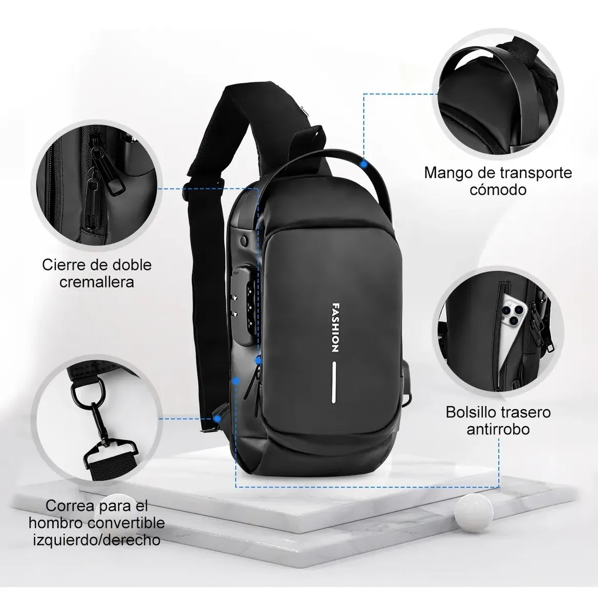 Bolso Mochila Antirobo
